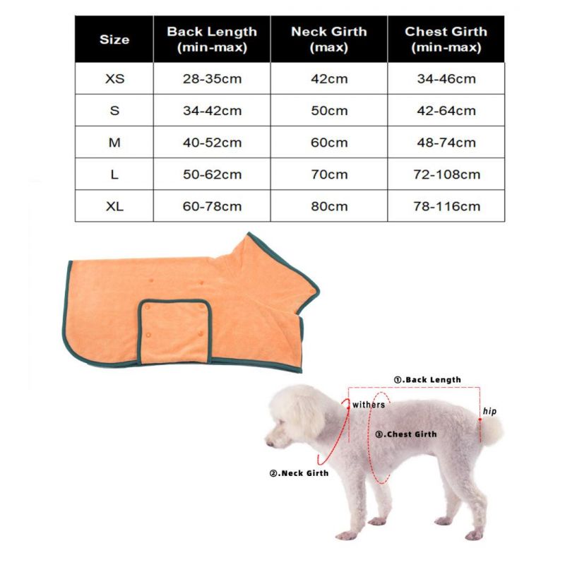 Super Absorbing Towels Pet Bathrobe Pet Product