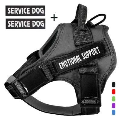 Choke-Free Reflective Mesh Dog Harness Emotional Support Pet Vest Harness