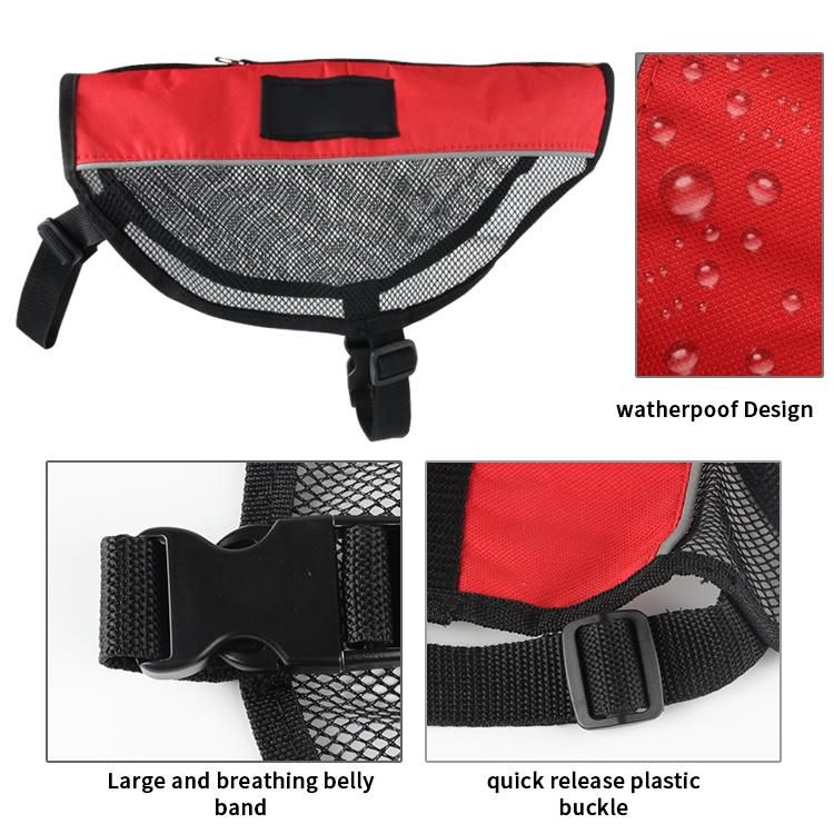 2021 OEM High Quality Reflective Security Service Mesh Waterproof Pet Products Dog Harness Vest