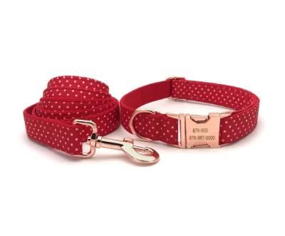 Breathable Durable All-Size Stylish Safety Dog Harness Decorative Puppy Collar and Leash Set