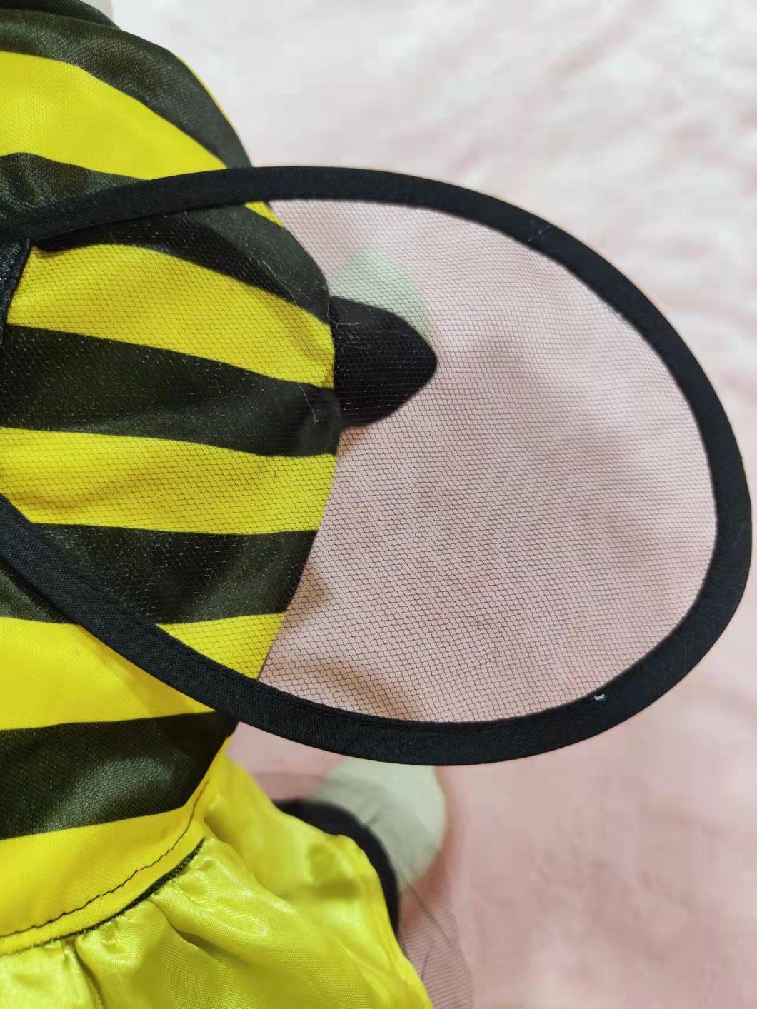 Yellow Bee Wing Style Dog Clothes, Pet Cosplay Clothing Pet Costume