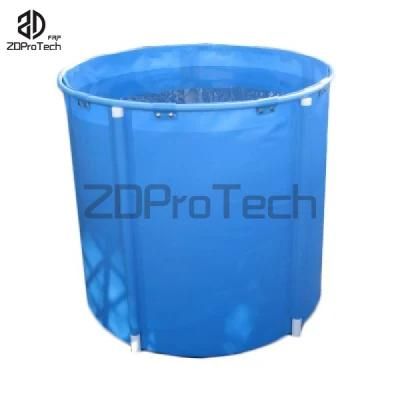 Round Shape Diameter 10m 100000 Liters in Capacity Aluminum Frame PVC Biofloc Fish Tank