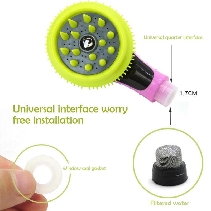Pet Dog Bath Comb Sprayer Comfortable Pet Grooming Brush Cleaner