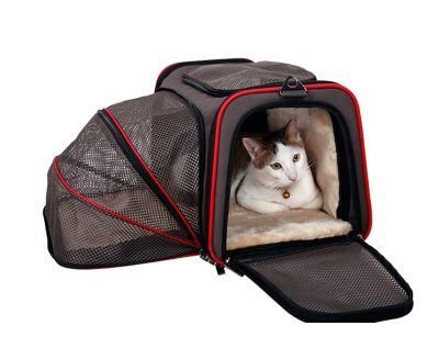 Dog/Cat Travel Bag Pet Expandable Carrier Airline Approved Foldable Pet Carrier