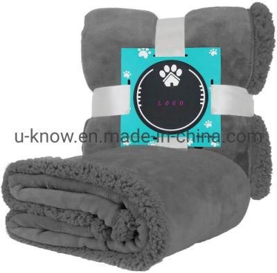 60 X 40 Inch Hot Sale High Quality Luxury Pet Blanket Washable Durable Solid Color Waterproof Pet Blanket