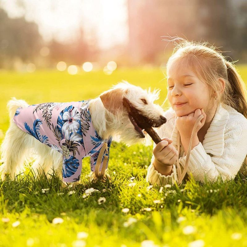 Dog Hawaiian Shirt Pet Shirts Puppy T-Shirts Beach Cool Clothes