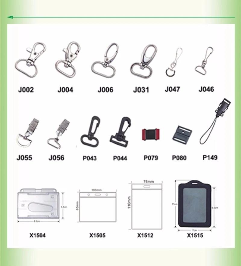 Screen Printing OEM Logo Nylon/Polyester Card Neck Lanyard