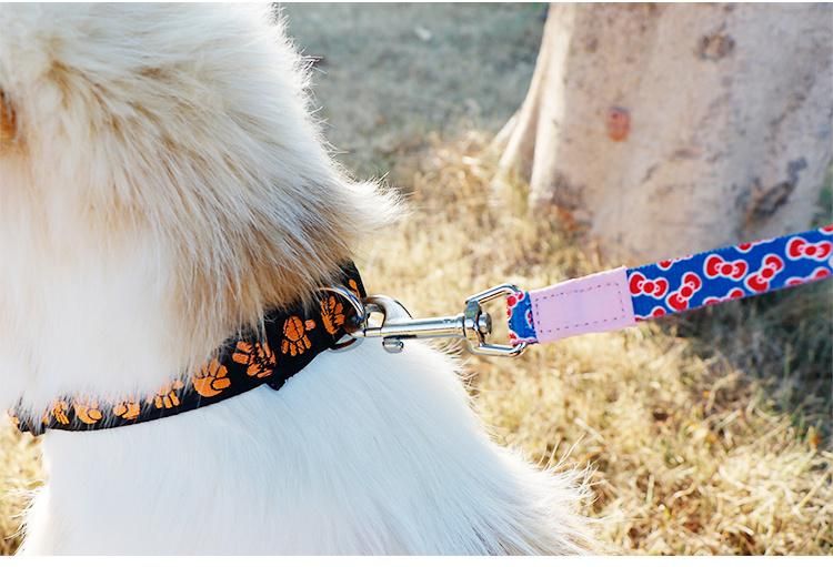 Fancy Training Running Strong Adjustable Custom Nylon Cute High Quality Dog Leash Pet