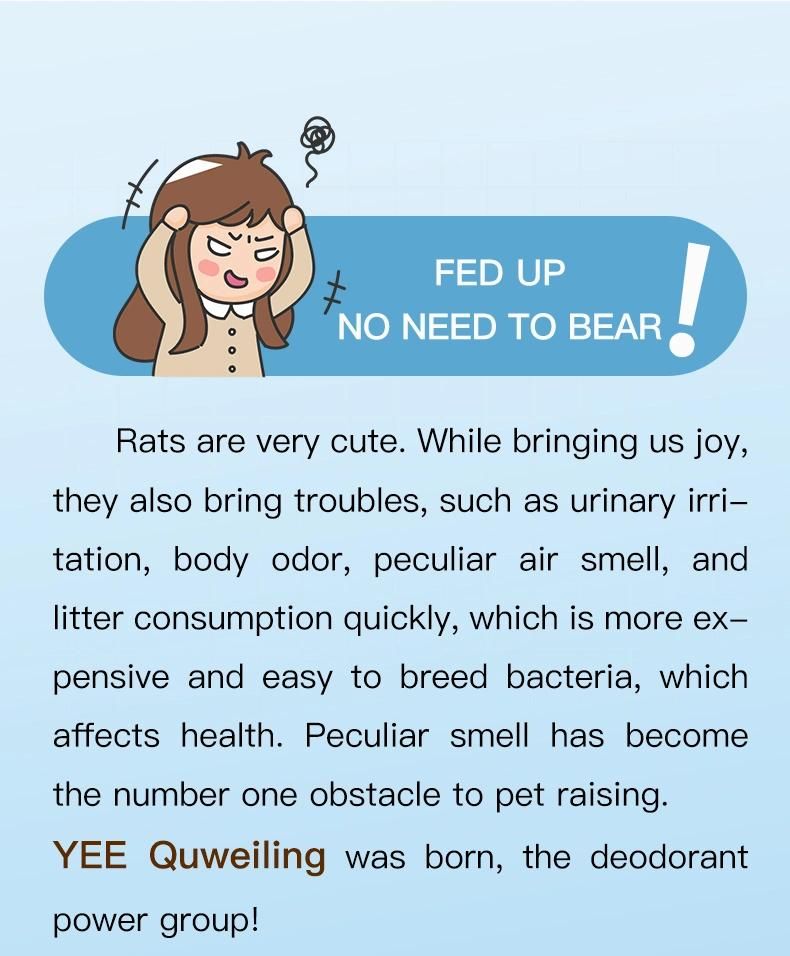 Yee Pet Cleaning Product Pet Deodorant Spray Remove Odor Care for Small Pet