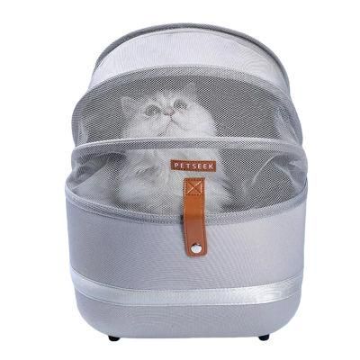 Cat Backpack Expandable Pet Carrier Backpack Durable Breathable Mesh, Pet Backpack Carrier for Small Dogs, Escape Proof Zipp