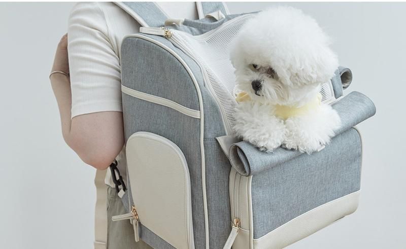 Custom Pet Bag Oxford Cloth Backpack Cat Bag Portable Pet Backpack Cat Dog Travel Pet Carrier