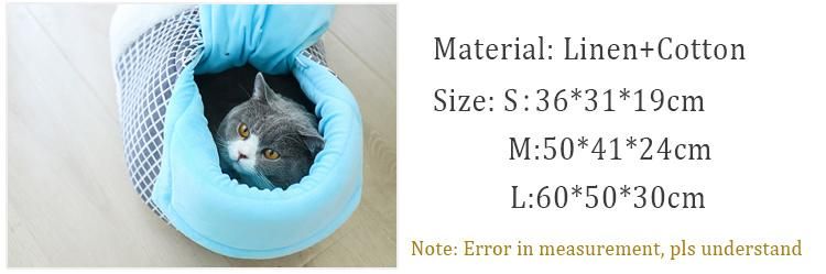 High Quality Cute Cat Bed Shoe Shape Soft Warm Pet Dog Bed Non-Slip Round Bed with Little Toy