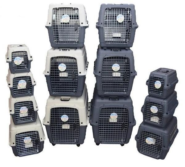 Manufacture Plastic Pet Carrier Cage Cat Transport Box Portable Pet Cage