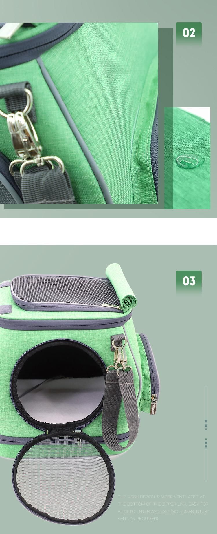 Breathable Design Pet Dog Cat Travel Walking Backpack Carrier Bag Pet Backpack