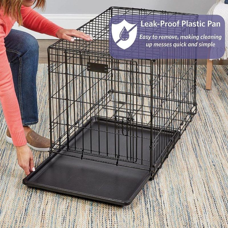 Folding Pet Cage, Very Eco-Friendly Dog Cage, Easy to Install Without Tools, with Tray at Bottom