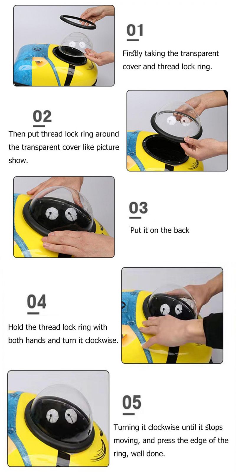 Minions Portable Travel Pet Carrier Bubble Backpack for Dog and Cat