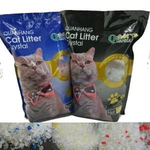 2019 OEM Blue Crystal Silica Gel Cat Toilet Litter