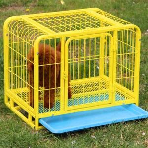 AMAZON hot sale Foldable Indoor Stainless Steel Wire Pet Cat Dog Cage