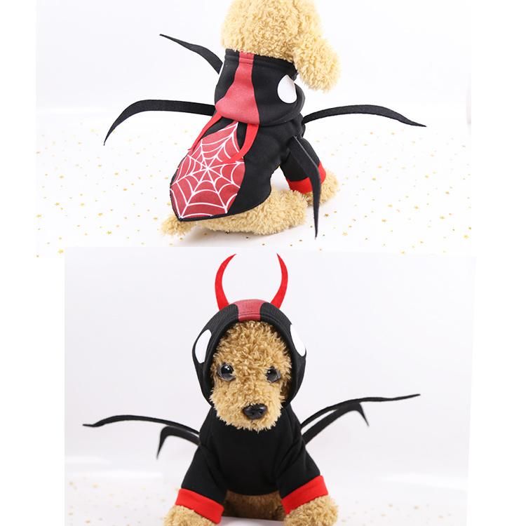 Dog Clothes Halloween Christmas Uniform Funny Cat Pet Clothes Autumn and Winter Pumpkin Clothes Two Feet