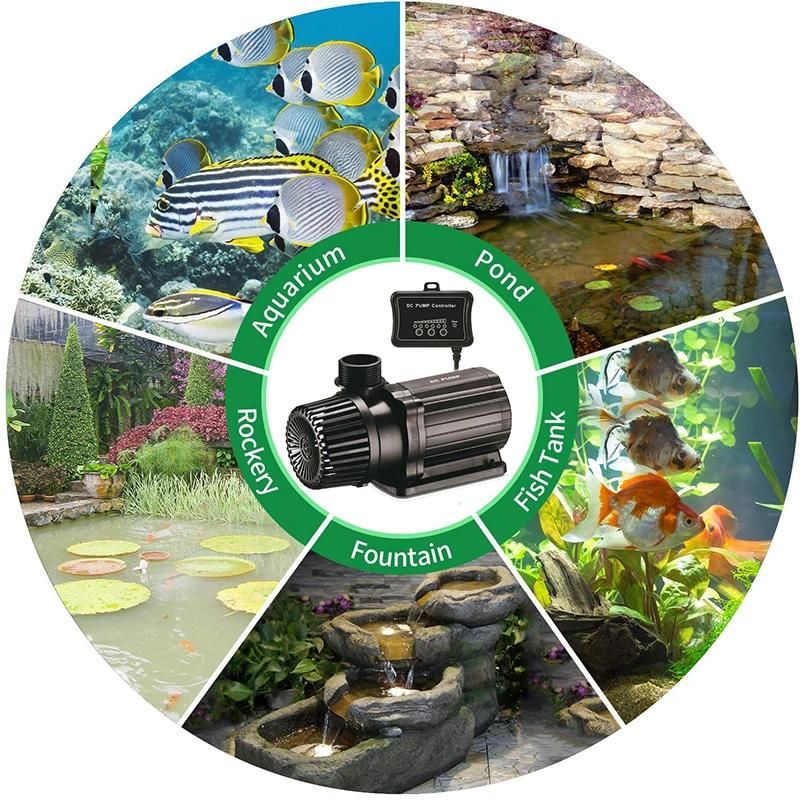 Controllable DC Water Pump Aquarium Marine Circulation Pump New 3000lph