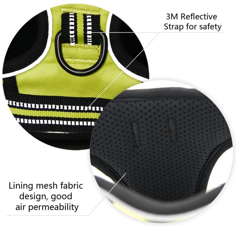 Durable Reflective Oxford Pet Dog Adjustable Harness