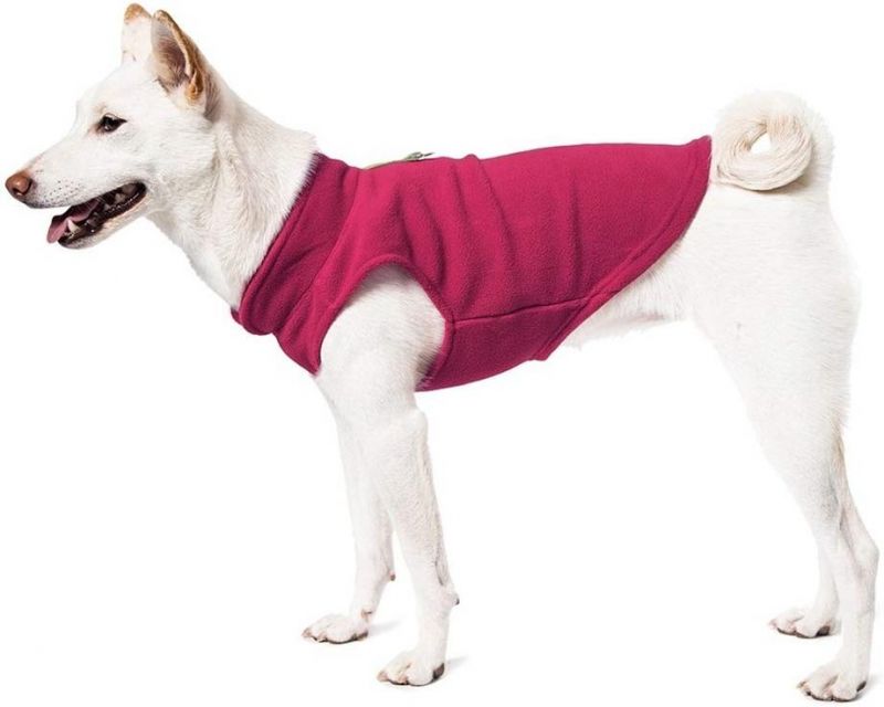 Puppy Fleece Vest, Small Dog Pullover Fleece Jacket with Leash Ring