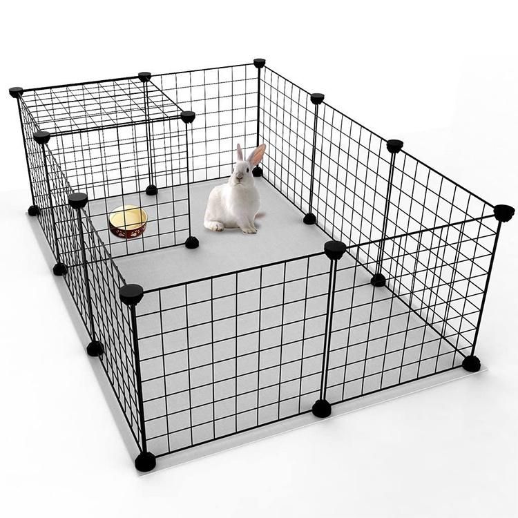 Available Large Foldable Pet Cages Carriers Dog Kennels Black Metal Pet Cages