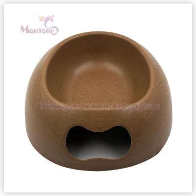 290g Cat/Dog Feeders, Round Bamboo Pet Bowls
