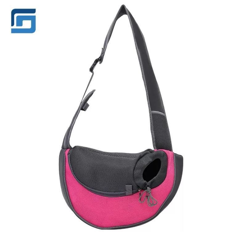 Wholesale Hot Selling Expandable Soft Sided Travel Pet Backpack Carrier with Solid Pink Color From Front Side Whole Preview