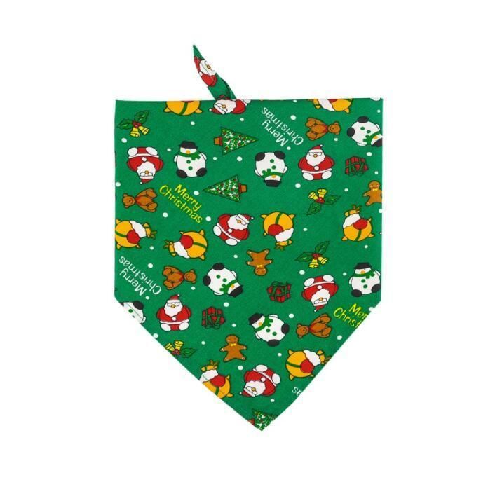 Dog Bandana Christmas Pet Triangle Head Scarf Accessories Bibs for Dog Cat