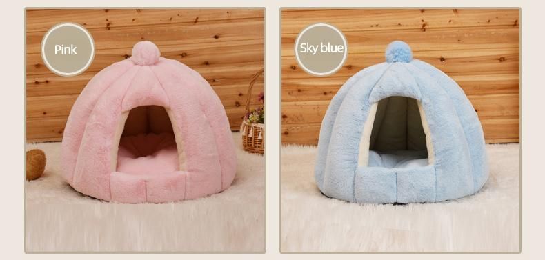 Popular Customized Cute Washable Luxury Dog Bed House Pet Beds