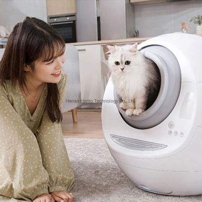 Luxury Large Enclosed Automatic Cat Litter Toilet Auto Smart Intelligent Cat Litter Box Self Cleaning Cat Toilet