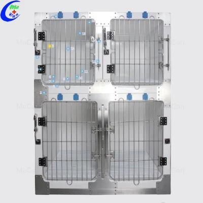 Veterinary Stainless Steel Fiberglass Modular Cage