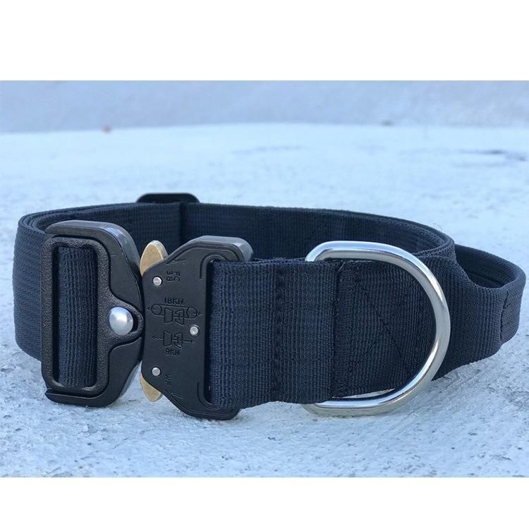 1.5" Heavy Duty Tactical Combat Dog Collar for Bully Dogs