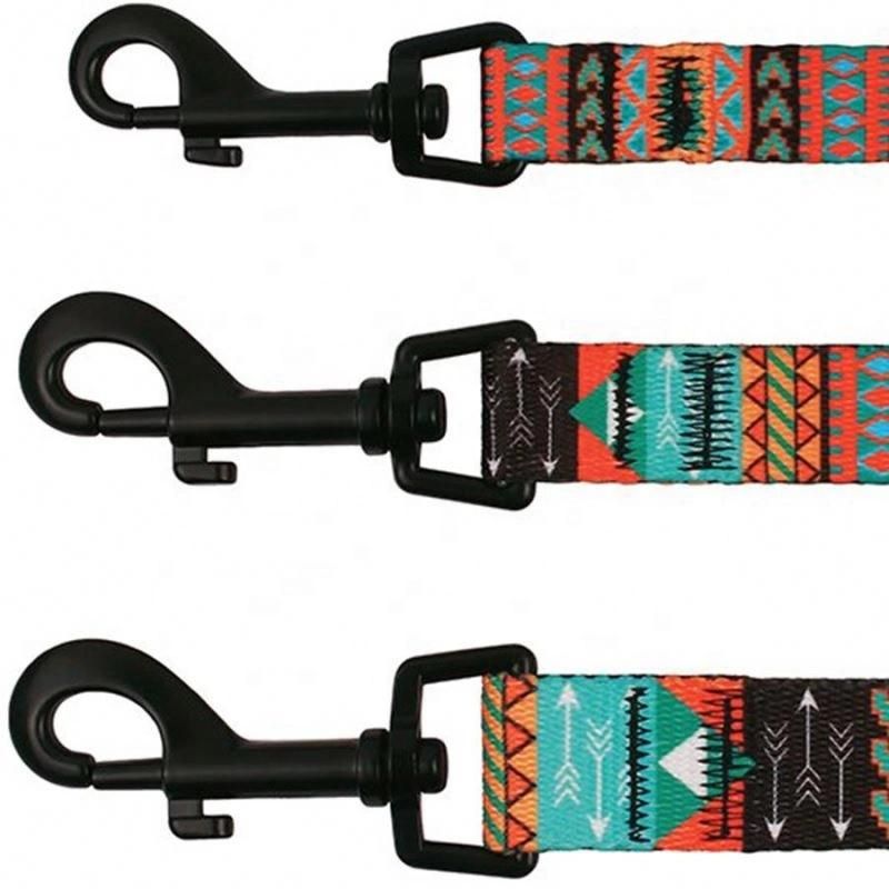 Pet Leashes Tribal Pattern Durable Walking Nylon Breakaway Dogs Reflective Lights Personalized Quick Release Print Padded/Pet Toy/Dog Harness/Pet Accessory