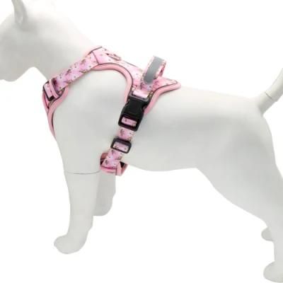 High Quality Manufacturer Promotiomal Dog Harness Pet Products Reflective Handle
