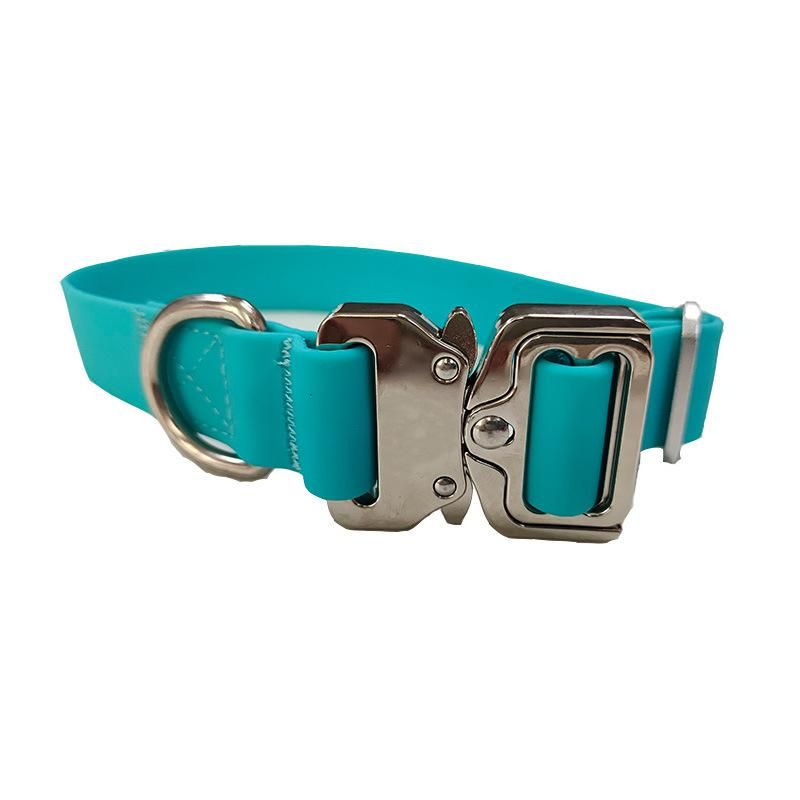 Luxury Waterproof PVC Dog Collar Eco-Friendly Dog Collar with Metal Buckel