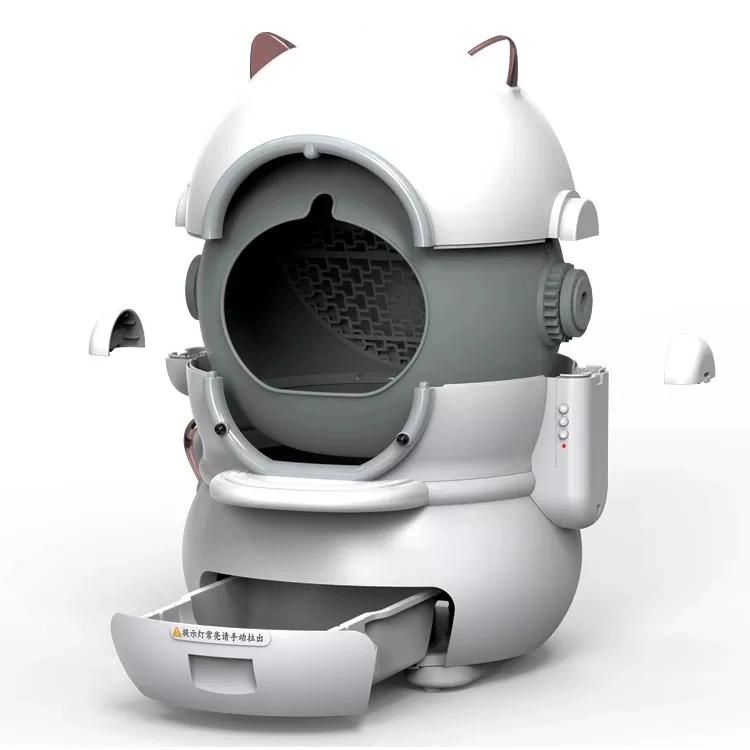 Fully Enclosed Splash Proof Automatic Self Cleaning Automatic Cat Litter Box Intelligent Cat Litter Automatic Box