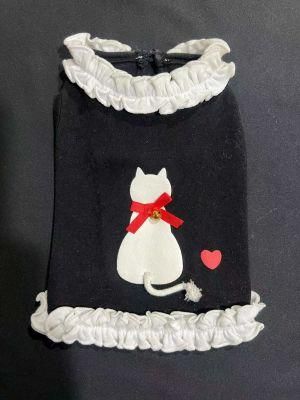 &quot;Cat&quot; Pet Products Dog Clothes with Lace Pet Accessories