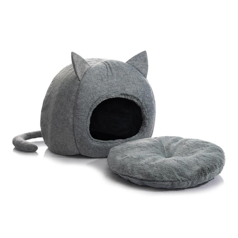 Animal Cat Shap Pet Bed Durable Warming Custom Pet Cat Cave Beds House for Puppy Kitten Indoor Soft Pet Beds Cat Home