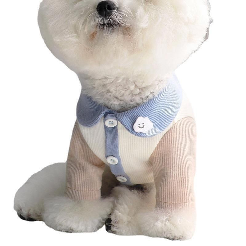 Cute Clouds Pet Dog Clothes Autumn Winter Dogs Coats Sweater Chihuahua Puppy Medium Dogs Knitting Sweater Costume Coats Outfit