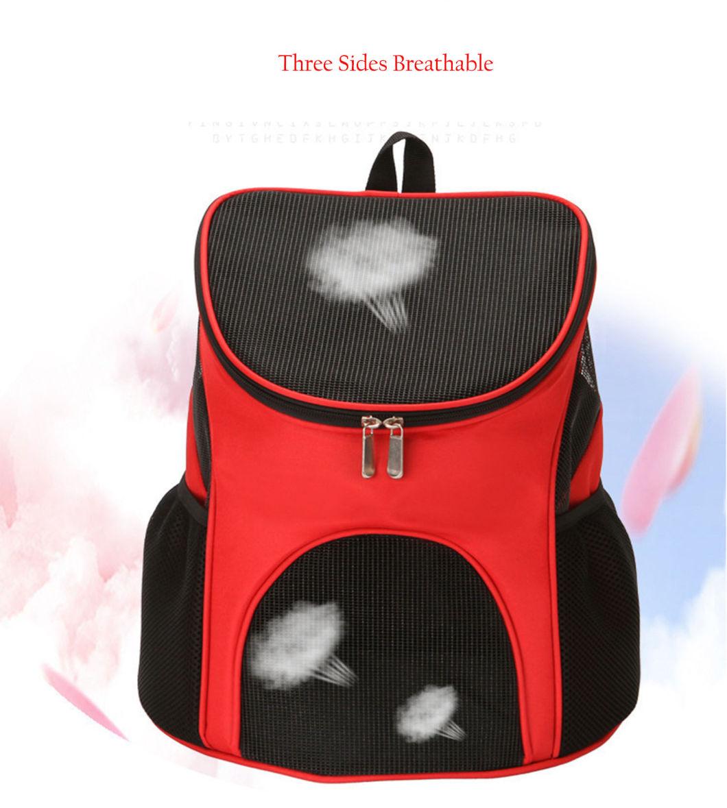 Breathable Mesh Window Design Pet Backpack Carrier for Puppy Cat