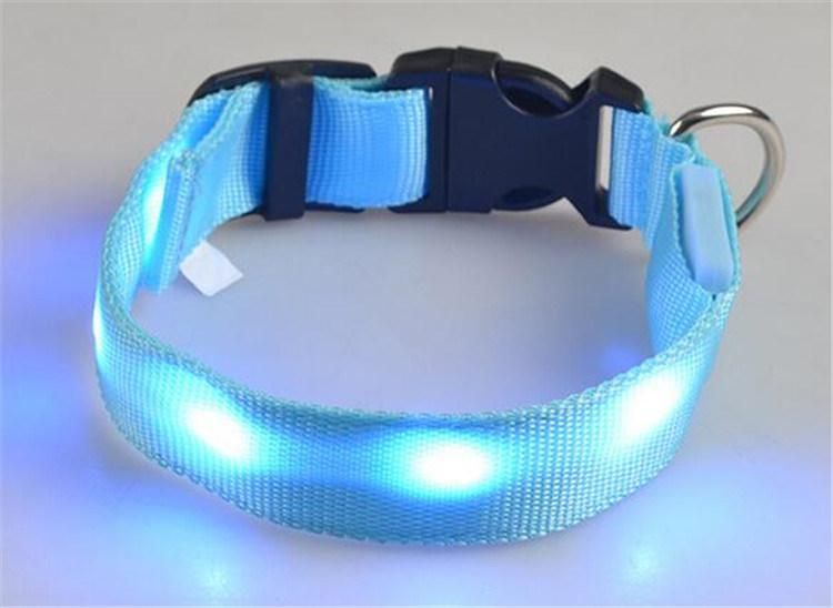LED Pet Collar with Lights for Pet Safety Pet Product Pet Supply Dog Collar
