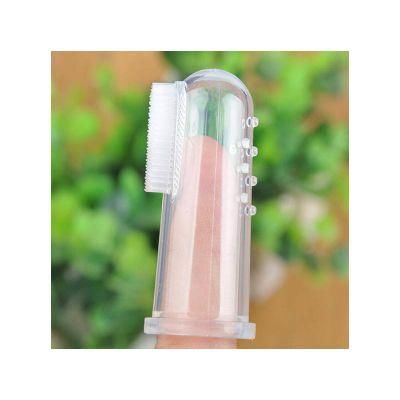 2022 Fashion Fit Finger Design BPA Free Silicone Dog Toothbrush for Small Dogs