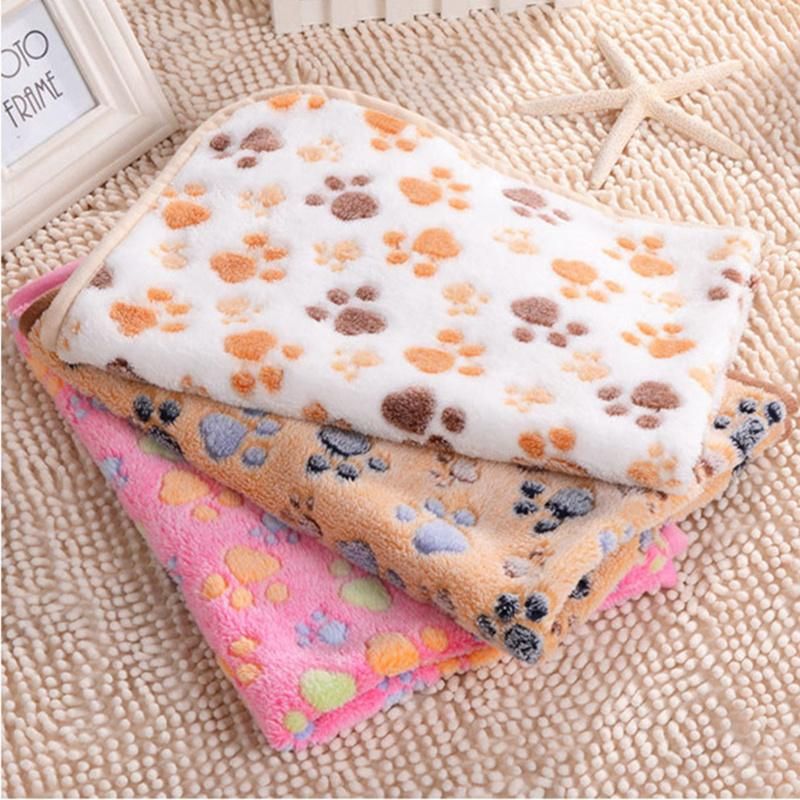 Comfortable Pet Bed Mats Sleeping Dog Cat Puppy Fleece Soft Blanket Pet Supplies