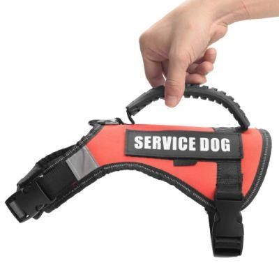 Custom Adjustable No-Pull Safety Reflective Nylon Service Tactical Dog Harness