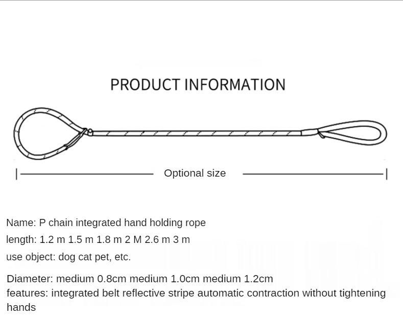 Highly Reflective Dog Leash with Small MOQ