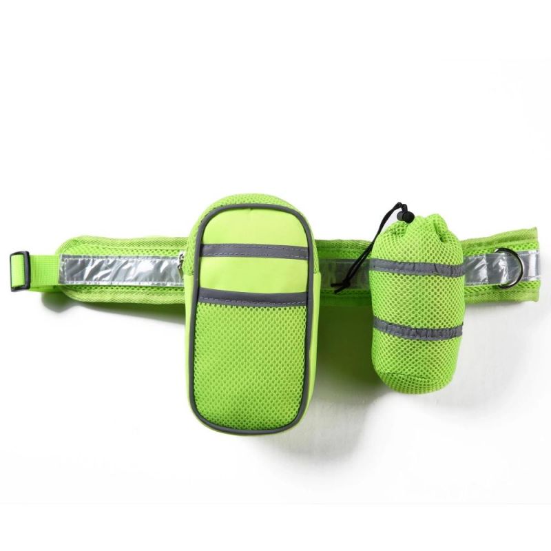 Pet Sports Suit Reflective Traction Rope Set Running Traction Training Bag Dog Running Traction Suit