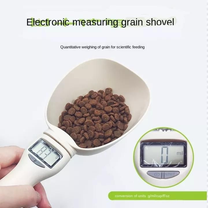 New Pet Electronic Grain Spoon Dog Food Cat Food Intelligent Weighing Measuring Shovel
