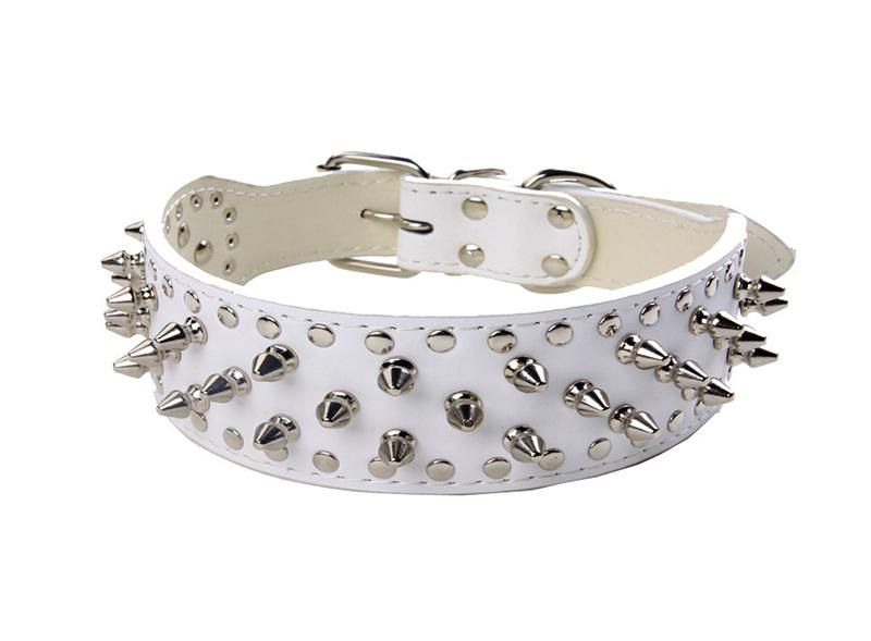 PU Leather Dog Collar with Spikes